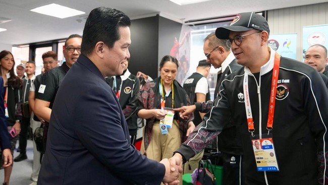 Menpora Erick Thohir Minta Atlet Indonesia Tampil Berani dan Junjung Sportivitas di Asian Games 2026